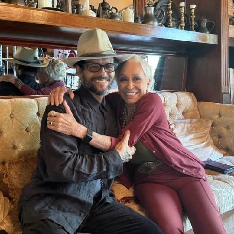 Jan D'Esopo with Draco Rosa at the Gallery Inn
